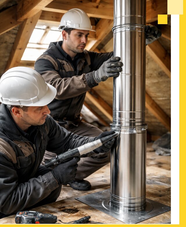 Монтаж дымоходов для каминов в Черкесске с гарантией качества