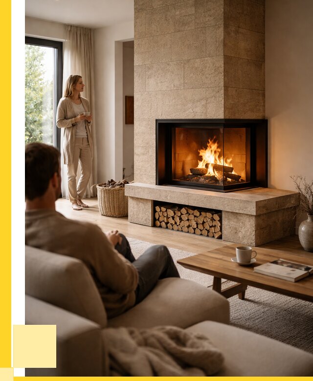 Угловые камины из кирпича установка в Черкесске от 152940 р. ЭриданЧрк