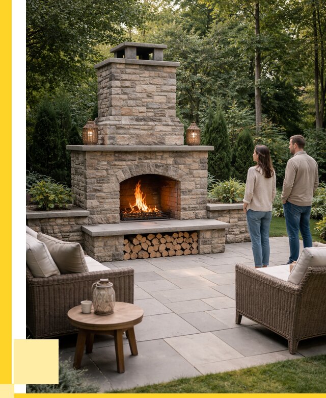 Уличные камины из кирпича в Черкесске от 152940 р. | ЭриданЧрк