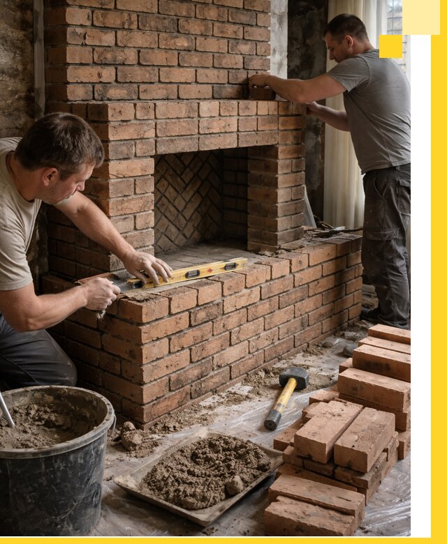 Изготовление и установка кирпичных каминов в Черкесске