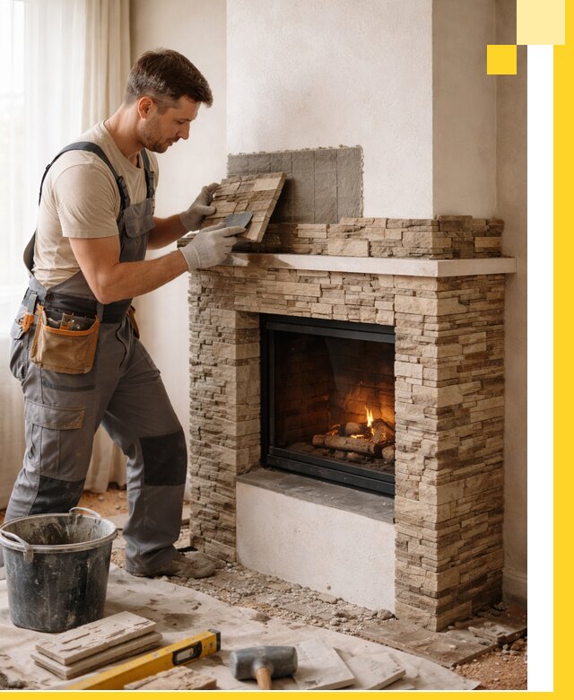 Изготовление и монтаж каминов для дома под ключ в Черкесске