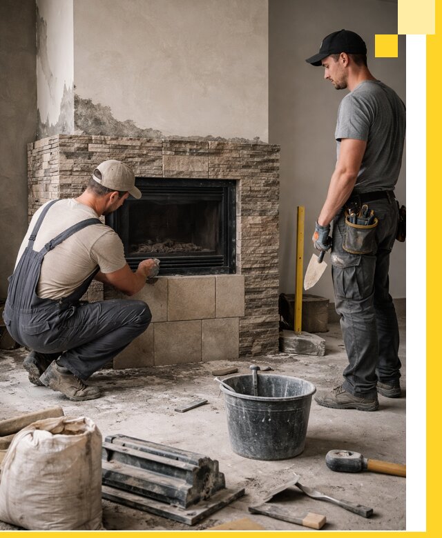 Камины под ключ в Черкесске: проект, изготовление и монтаж