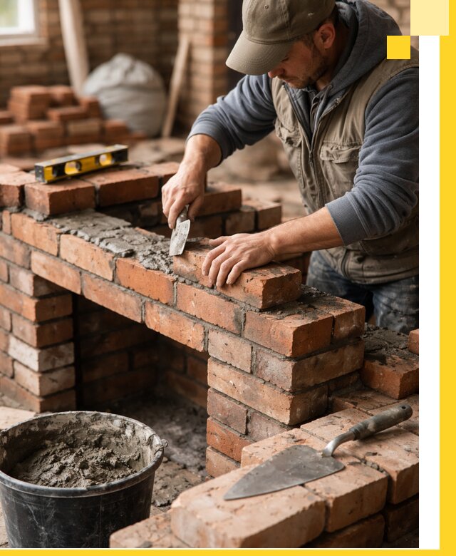 Кладка каминов под ключ в Черкесске профессиональная отделка и монтаж