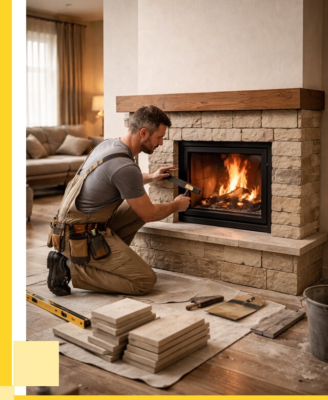 Строительство каминов в Черкесске от 152940 р., ЭриданЧрк - под ключ