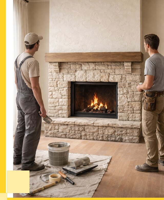 Отделка каминов в Черкесске от 6627 р. под ключ | ЭриданЧрк