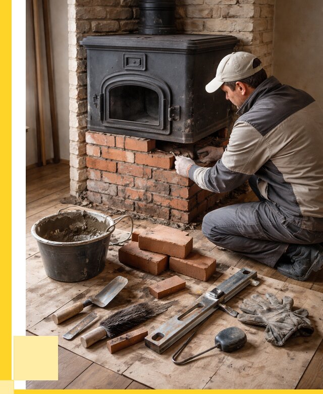 Ремонт печей в Черкесске от 12235 р., услуги печника ЭриданЧрк