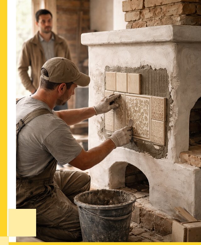 Отделка печей и банных печей в Черкесске от 35686 р. | ЭриданЧрк