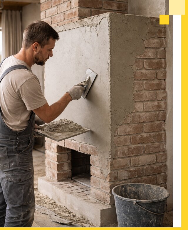 Отделка печей и облицовка каминов в Черкесске под ключ