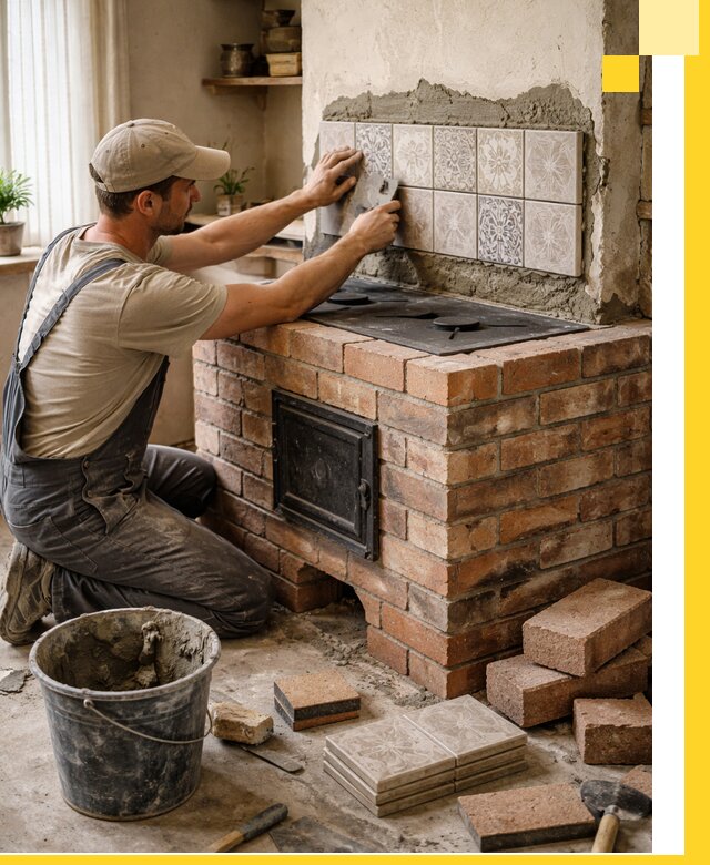 Печи с плитой на заказ монтаж гарантия и сервис в Черкесске