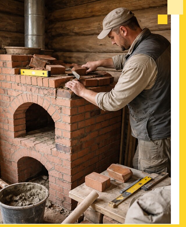 Изготовление и установка русских печей в Черкесске под ключ