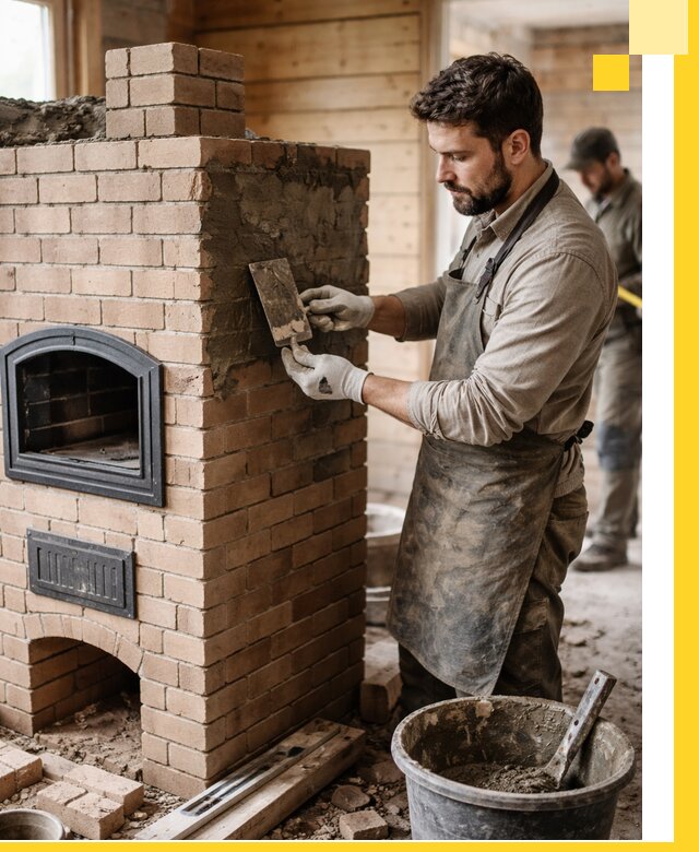 Изготовление и установка печей-шведок под ключ в Черкесске