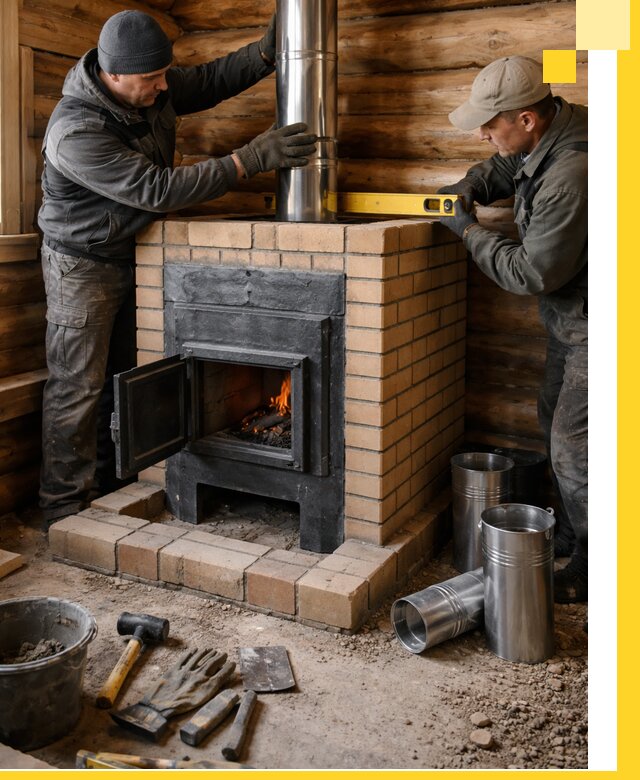 Проектирование, изготовление и установка банных печей в Черкесске