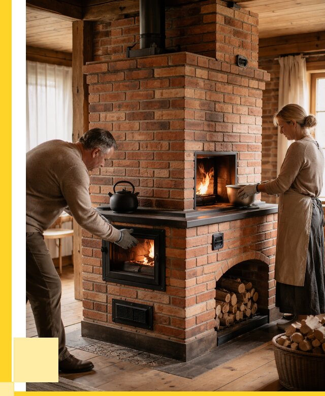 Печи для загородного дома под ключ в Черкесске от 81568 р. | ЭриданЧрк