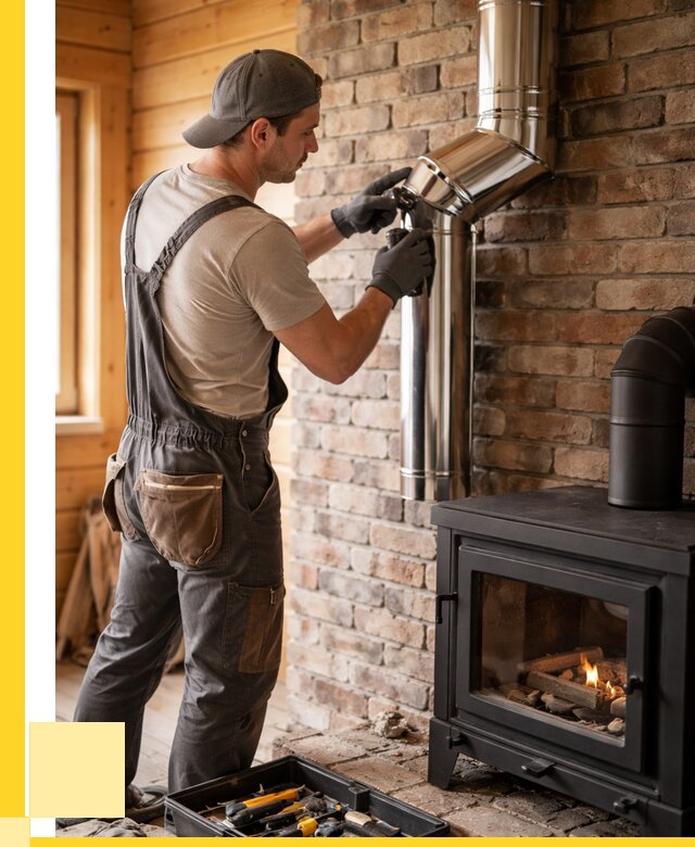 Монтаж дымоходов для печей в Черкесске от 7647 р. | ЭриданЧрк