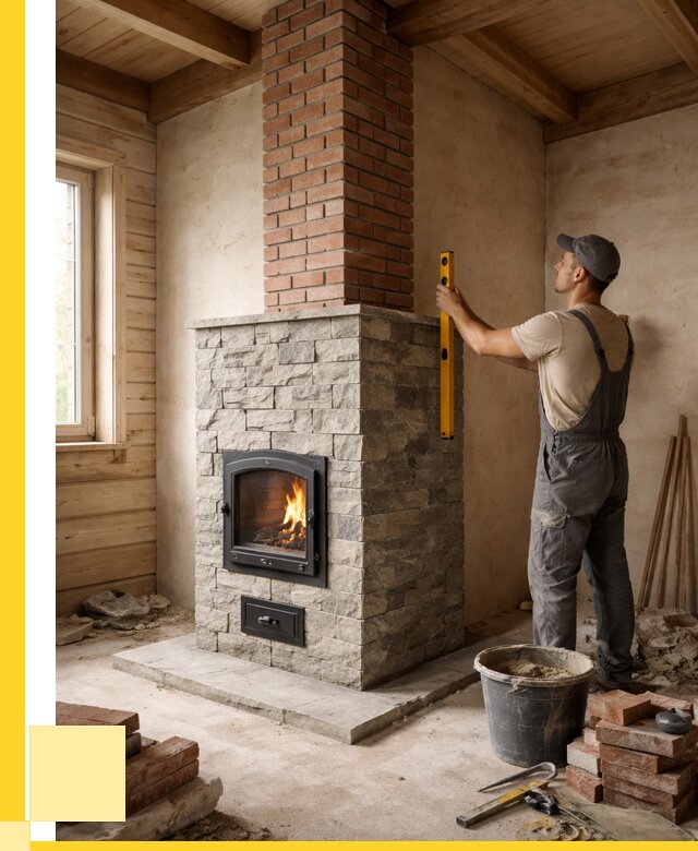 Печи и дымоходы под ключ в Черкесске от 45882 р., ЭриданЧрк