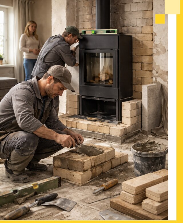 Печи и камины под ключ: проект, установка в Черкесске