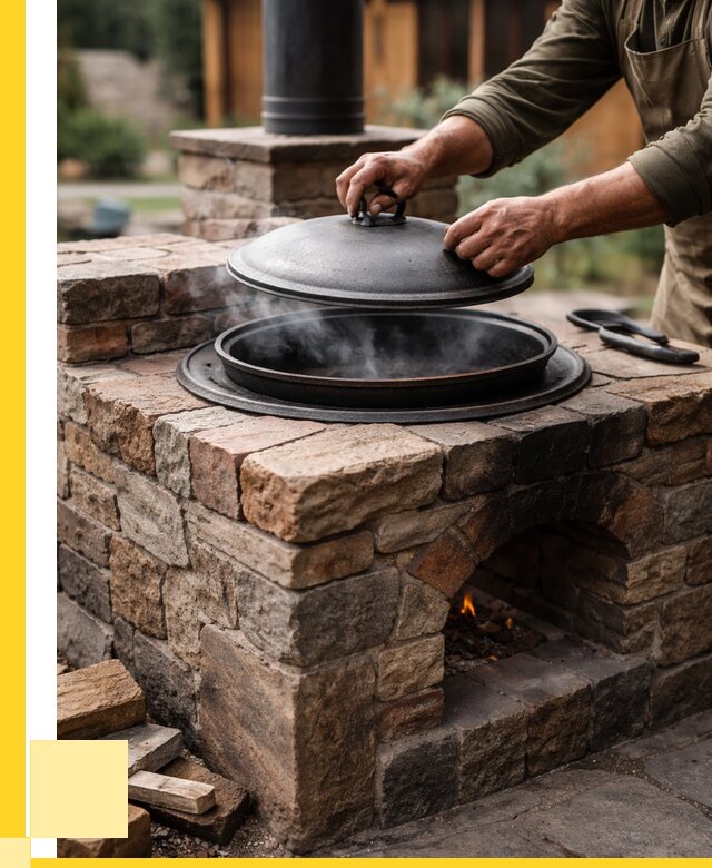 Печи для казана в Черкесске по цене от 18353 р. | ЭриданЧрк