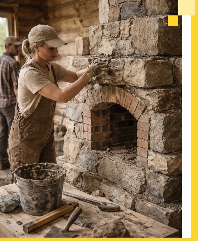 Каменные печи на заказ и монтаж в Черкесске, долговечные решения