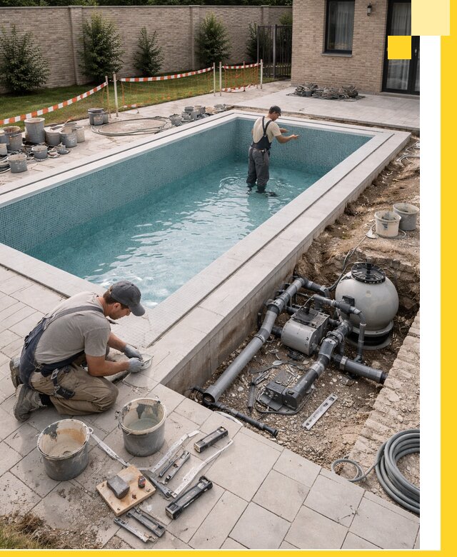 Строительство бассейнов под ключ в Черкесске: проекты и монтаж