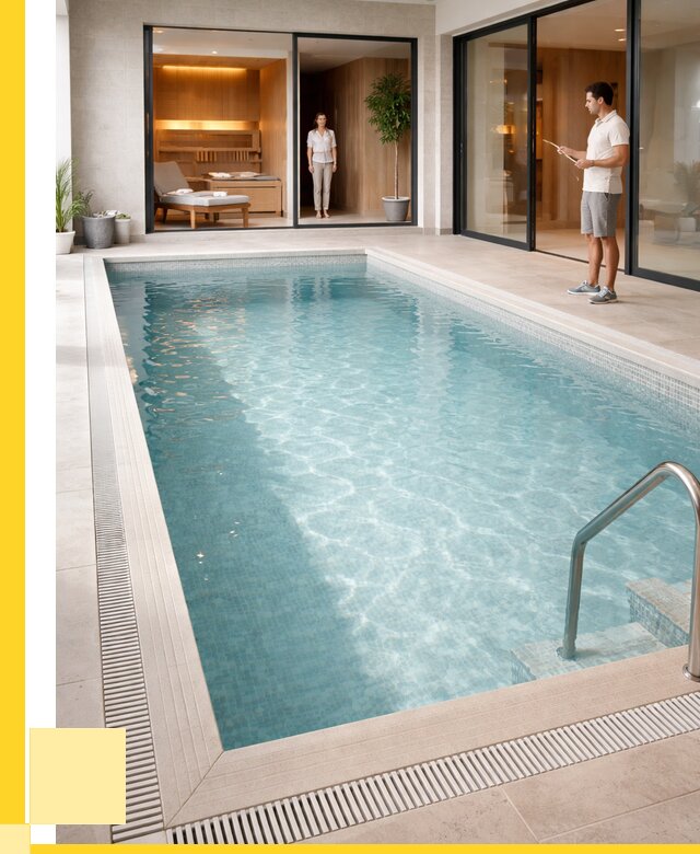 Отделка бассейна пленкой ПВХ в Черкесске от 3569 р. - ЭриданЧрк