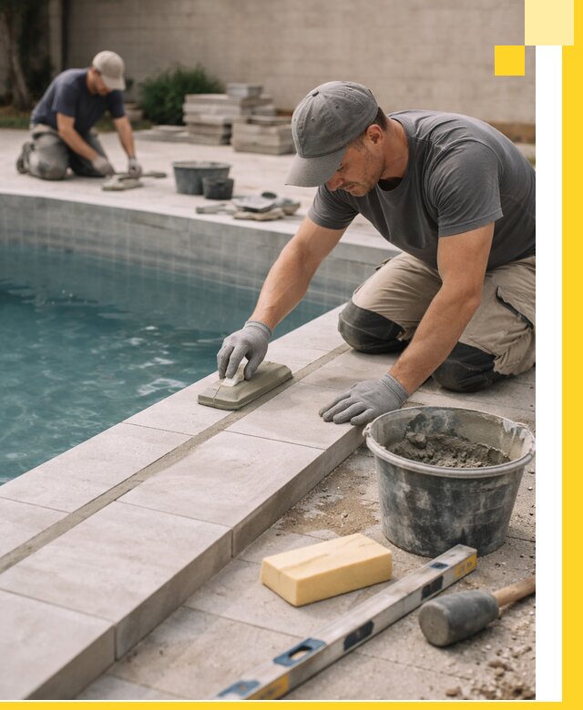 Отделка бассейнов в Черкесске: декоративная отделка и гидроизоляция