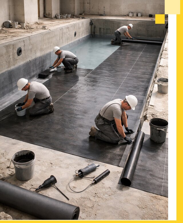 Профессиональная гидроизоляция бассейнов и чаш в Черкесске под ключ