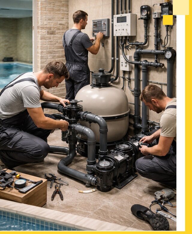 Комплексное оборудование для бассейнов под ключ в Черкесске