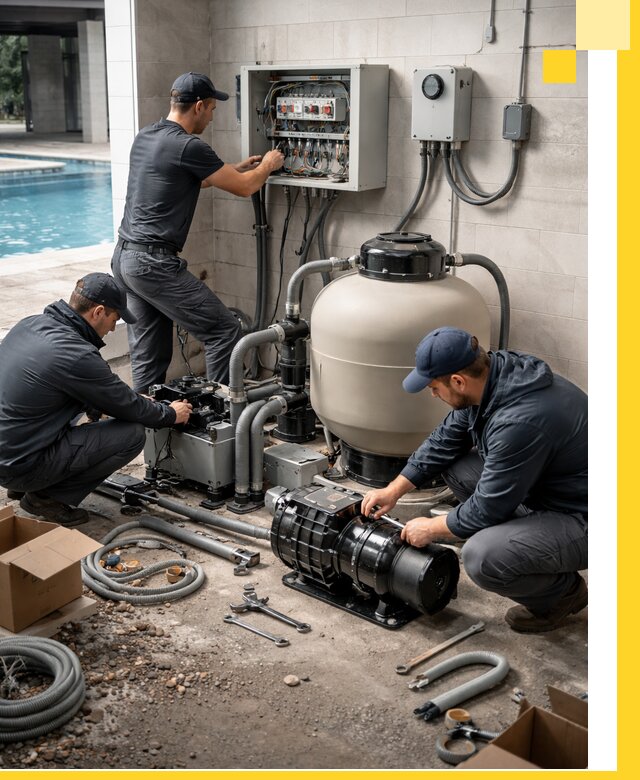 Профессиональный монтаж оборудования для бассейнов в Черкесске