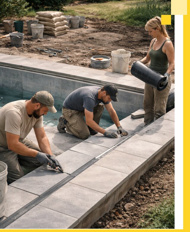 Строительство и монтаж уличных бассейнов под ключ в Черкесске