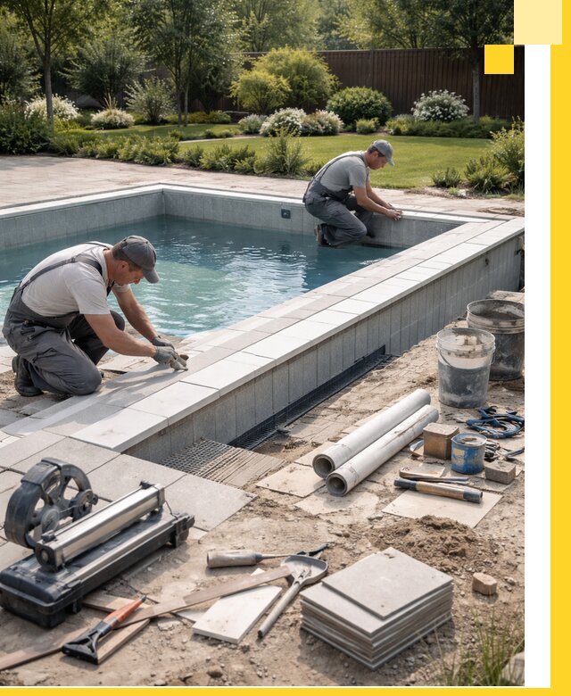 Строительство открытых бассейнов под ключ в Черкесске профессионально