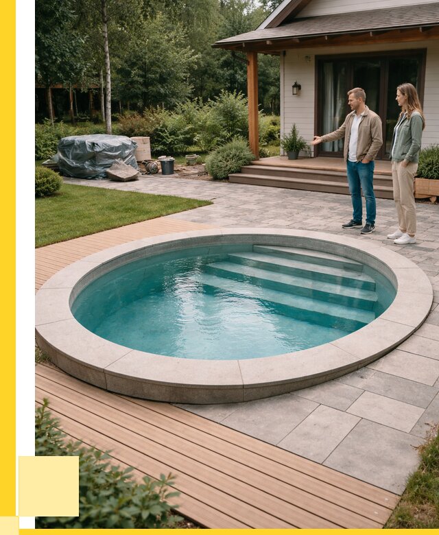 Бассейн на даче под ключ в Черкесске от 203920 р., ЭриданЧрк