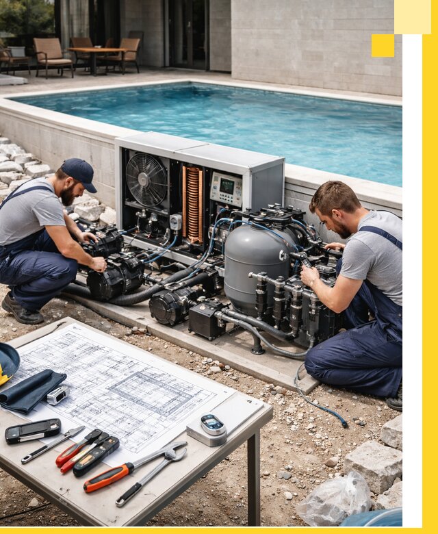 Проектирование и монтаж бассейнов с подогревом в Черкесске