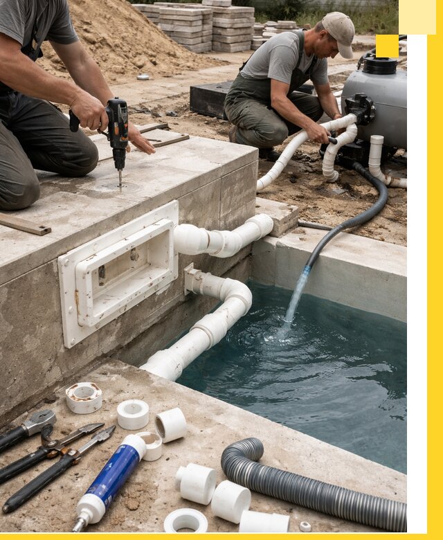 Строительство скиммерных бассейнов под ключ в Черкесске