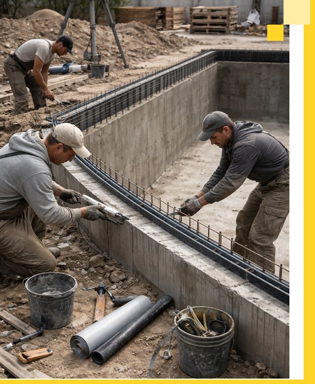 Качественный монтаж чаши бассейна в Черкесске под ключ с гарантией