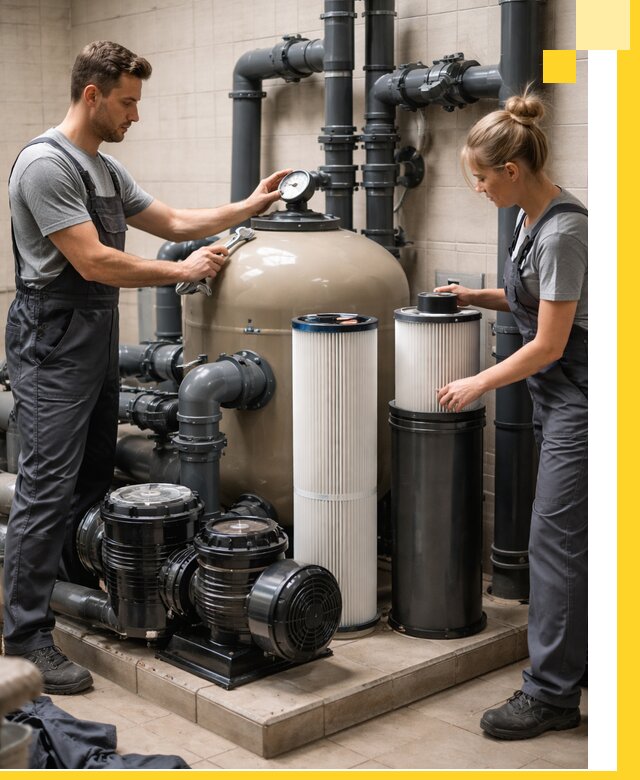 Фильтры и системы фильтрации для бассейнов в Черкесске