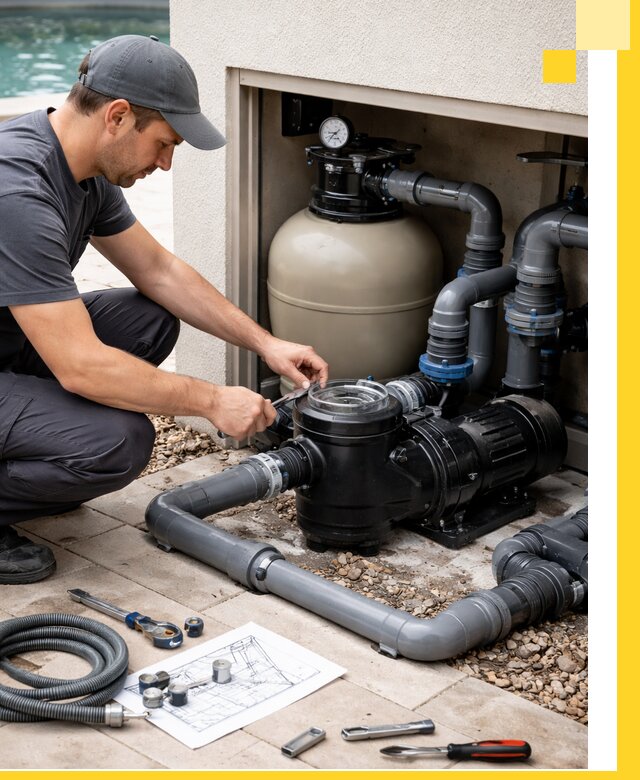 Поставка, монтаж и сервис насосов для бассейнов в Черкесске