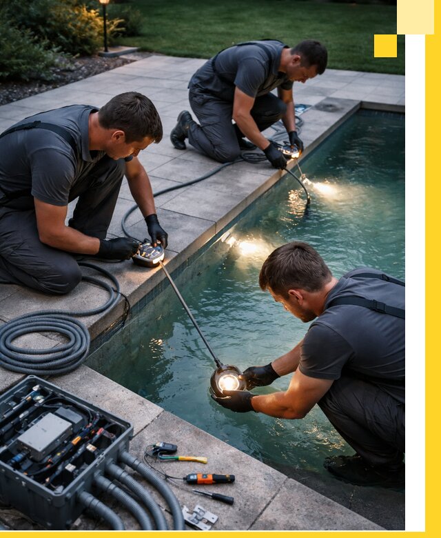 Профессиональное освещение бассейнов в Черкесске: дизайн и монтаж