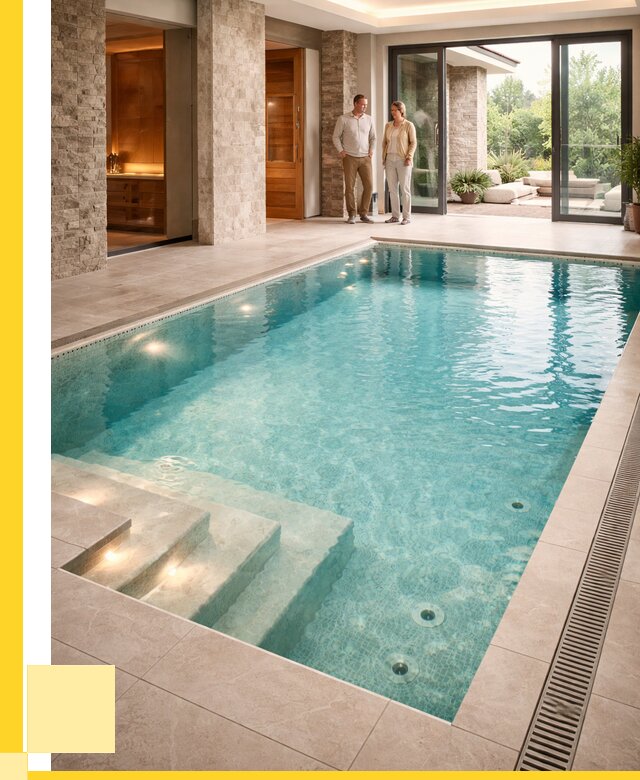 Бассейн во дворе в Черкесске: проект, отделка от 1223520 р. | ЭриданЧрк