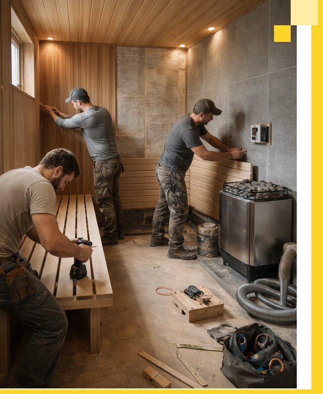 Сауны под ключ в Черкесске, проектирование, строительство, отделка