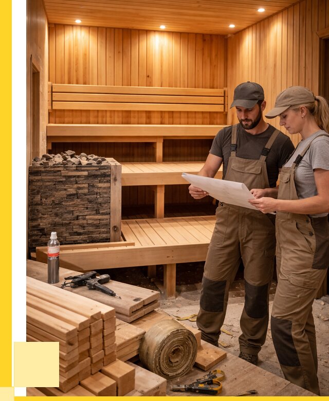 Строительство саун в Черкесске под ключ от 254900 р., ЭриданЧрк