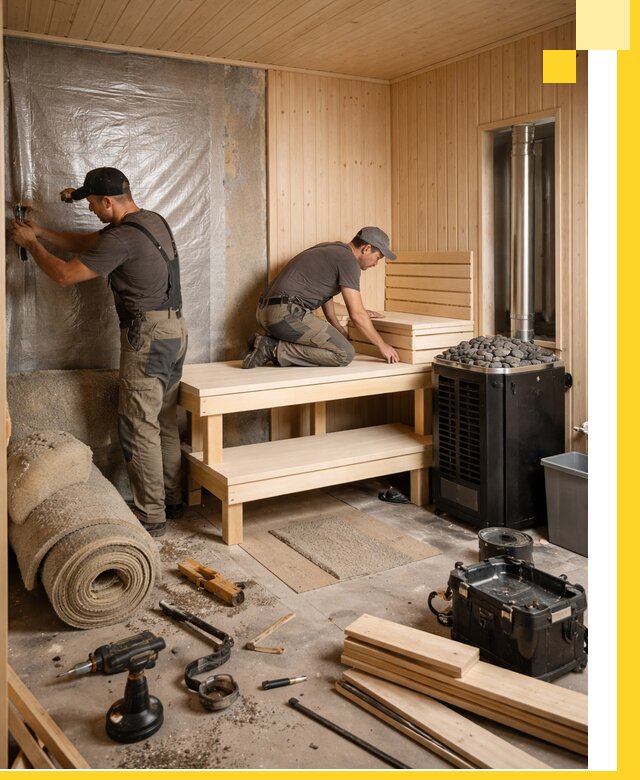 Проекты саун под ключ в Черкесске дизайн и строительство