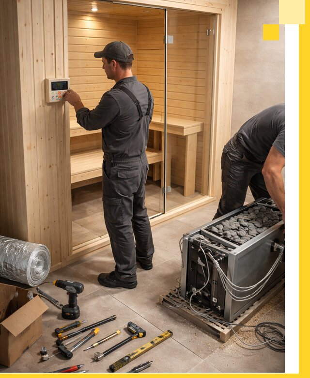 Поставка, установка и монтаж электрических саун в Черкесске