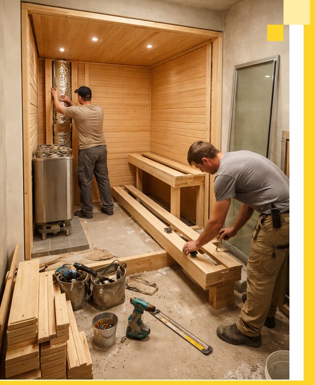 Проектирование и установка домашних саун под ключ в Черкесске