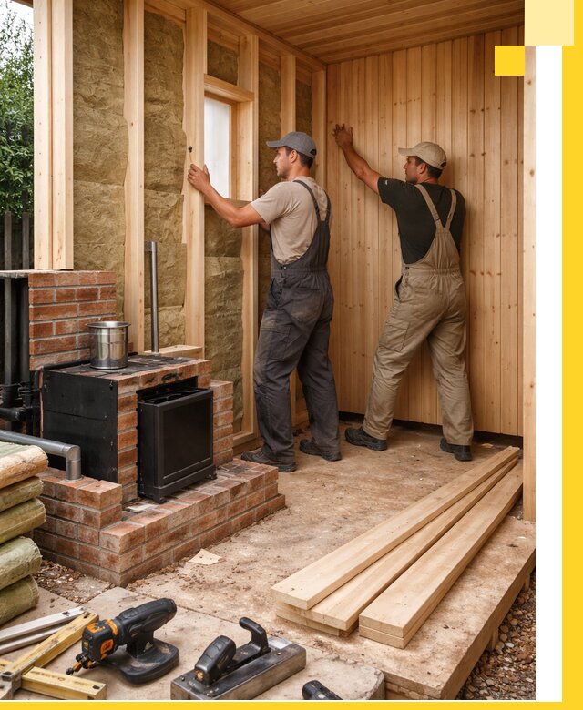 Строительство и установка дачных саун под ключ в Черкесске