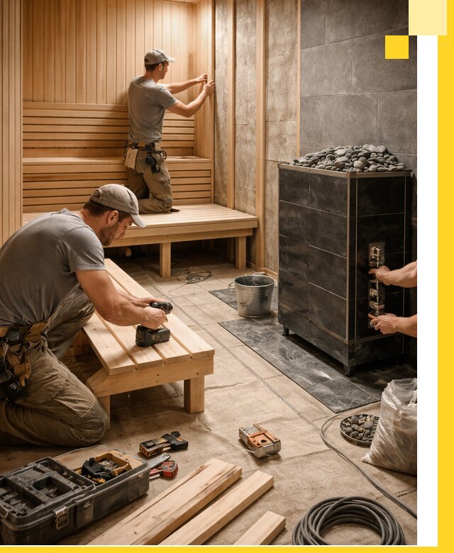 Дизайн и строительство интерьерных саун под ключ в Черкесске