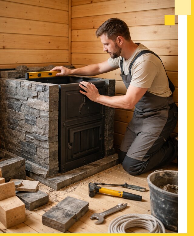 Производство и установка печей для саун под ключ в Черкесске