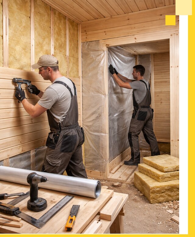 Бани под ключ в Черкесске с проектом и полным монтажом