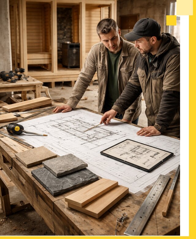 Проекты бань под ключ и планы строительства в Черкесске