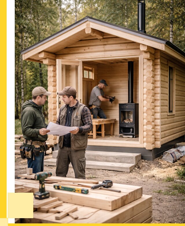 Монтаж бань под ключ в Черкесске — от 203920 р. | ЭриданЧрк