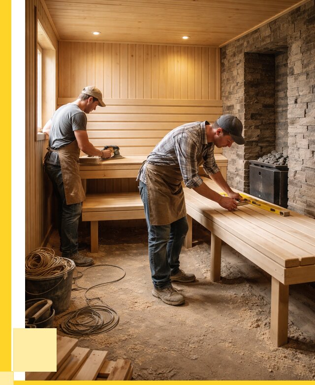 Отделка бани в Черкесске: внутренняя отделка от 3059 р. | ЭриданЧрк